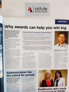 Why Awards Can Make You Win Big Press Article Written By Mary Maguire MD Astute Recruitment Ltd 