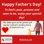 Astute Recruitment wish a very happy Fathers Day to all those Dads everywhere!