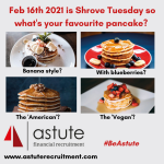 Astute Recruitment's top 5 shouts for the perfect pancakes on Shrove Tuesday!