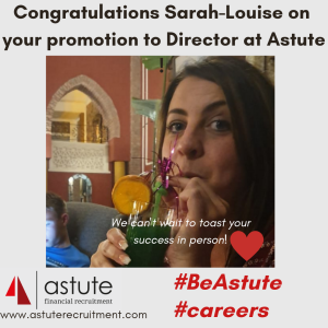 Astute promotion for Sarah-Louise Wykes to Director